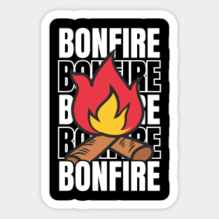 Campfire Sticker